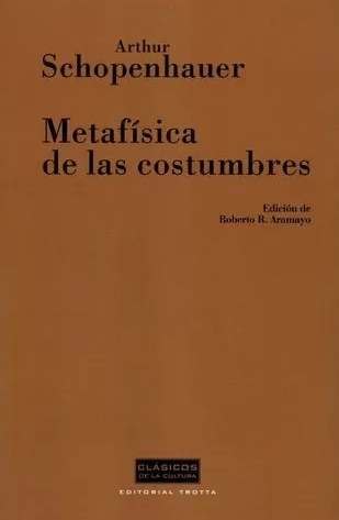 Metafísica de las costumbres