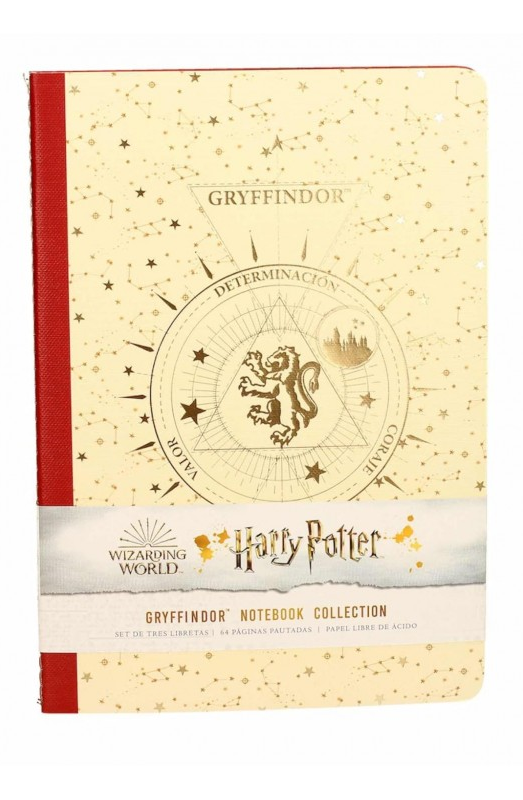 Harry Potter: Pack de 3 libretas Gryffindo